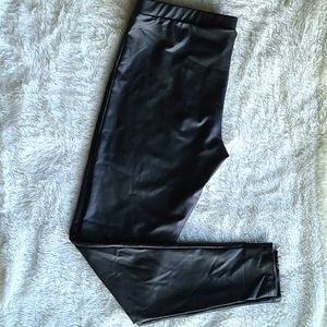 Black Sheen Leggings
